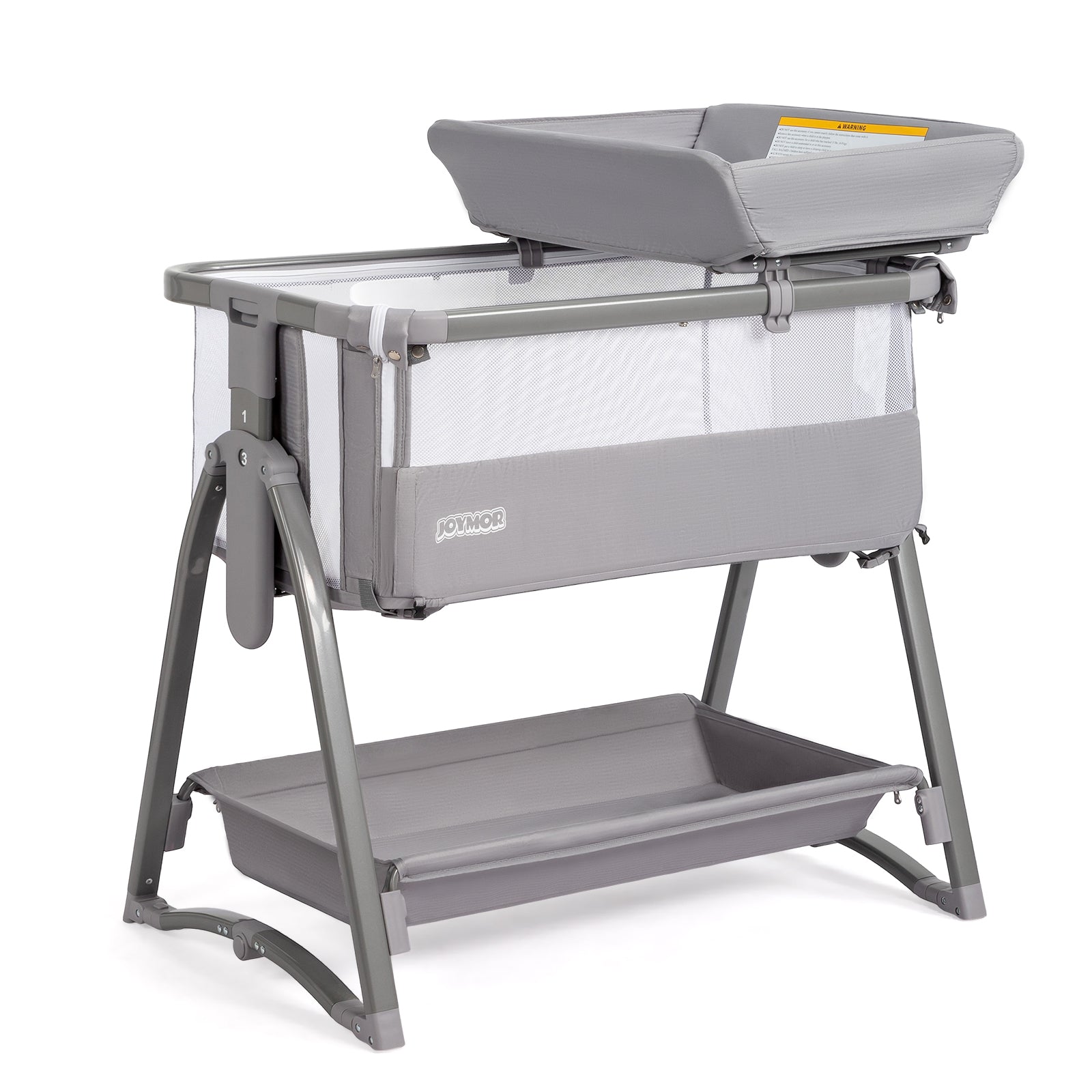 JOYMOR 5 in 1 Baby Taller Bassinet Sleeper with Changing Table