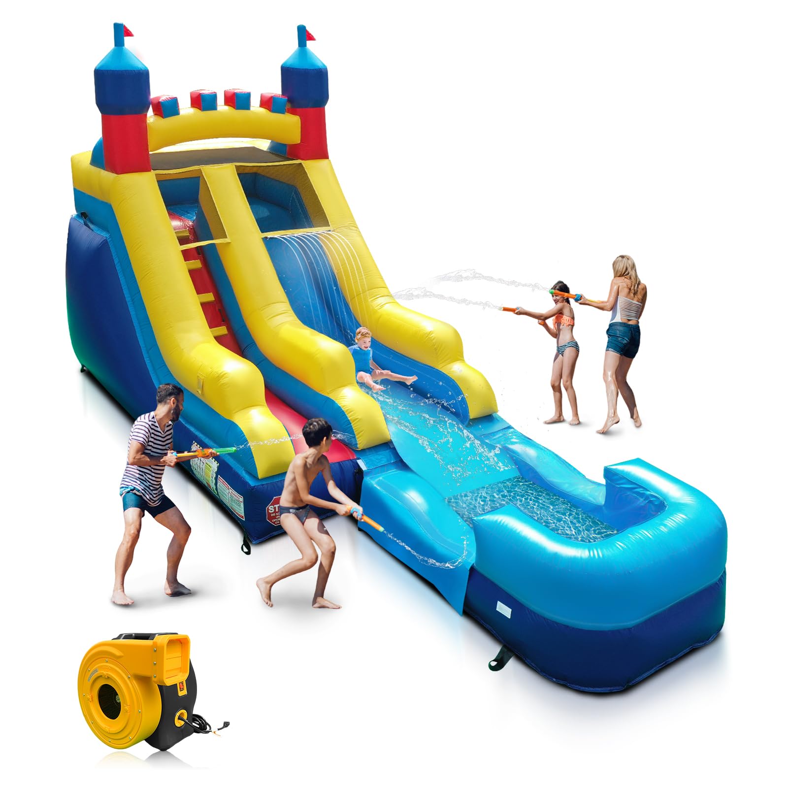 inflatable bouncers with slide
