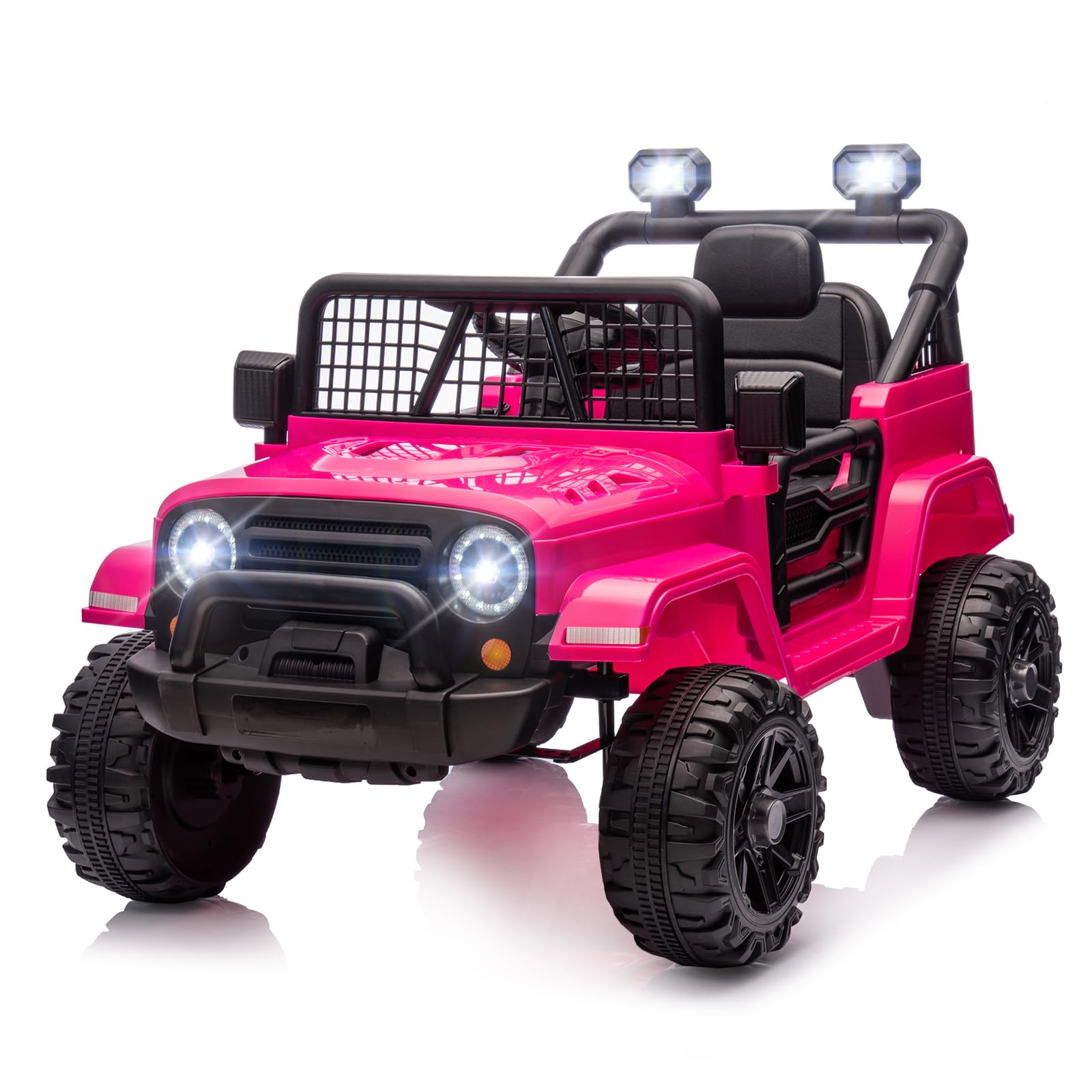 JOYMOR 12V Kids Ride on Truck with Remote Control Electric Play Car