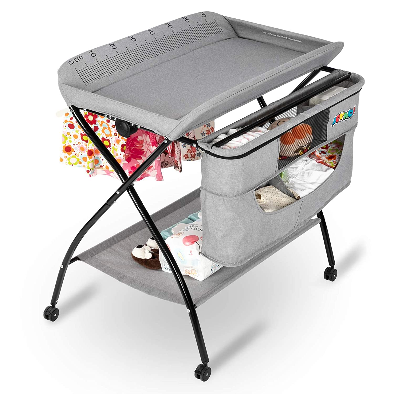 JOYMOR Folding Diaper Station Baby Changing Table Portable Adjustable –  Joymor