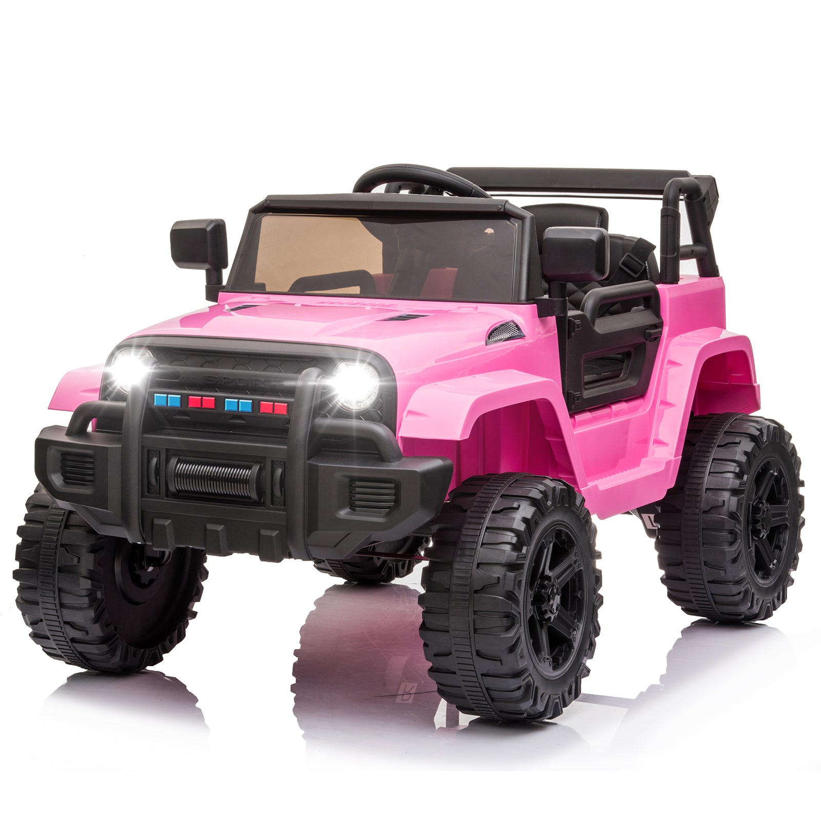 JOYMOR 12V Kids Electric Ride on Truck 2 Speed w/Parent Remote