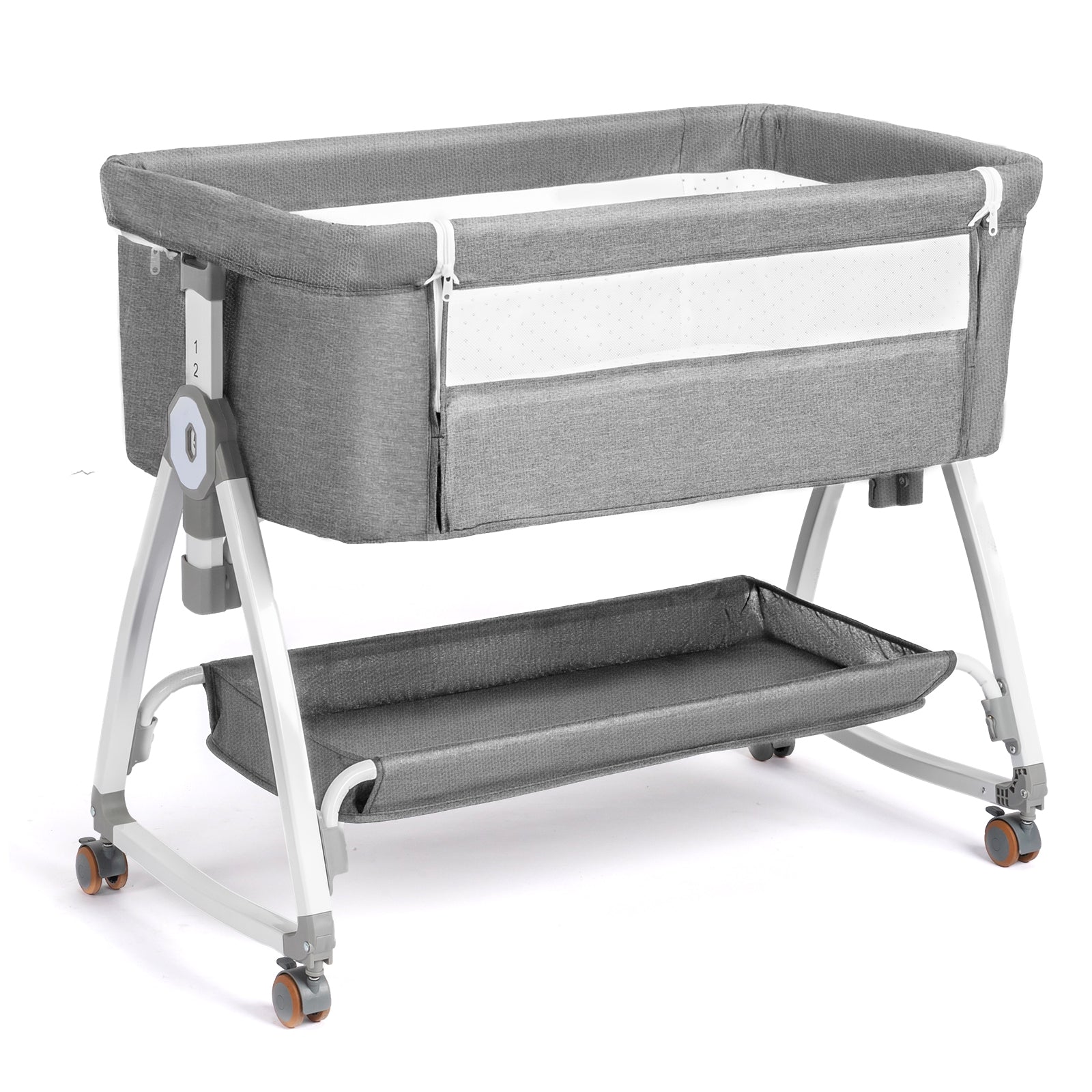 JOYMOR 3 in 1 Bedside Crib Portable Baby Bassinet Sleeper