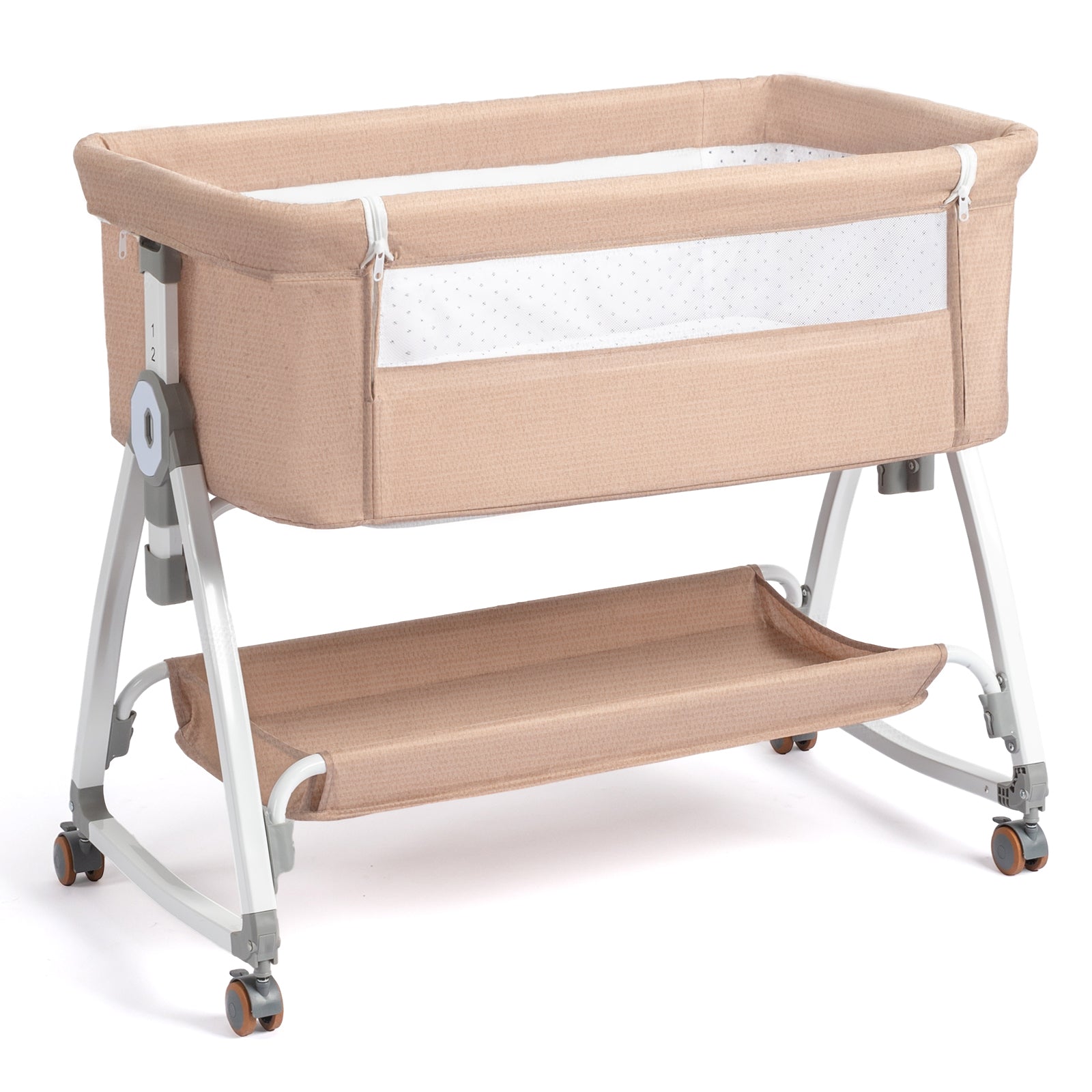 JOYMOR 3 in 1 Bedside Crib Portable Baby Bassinet Sleeper