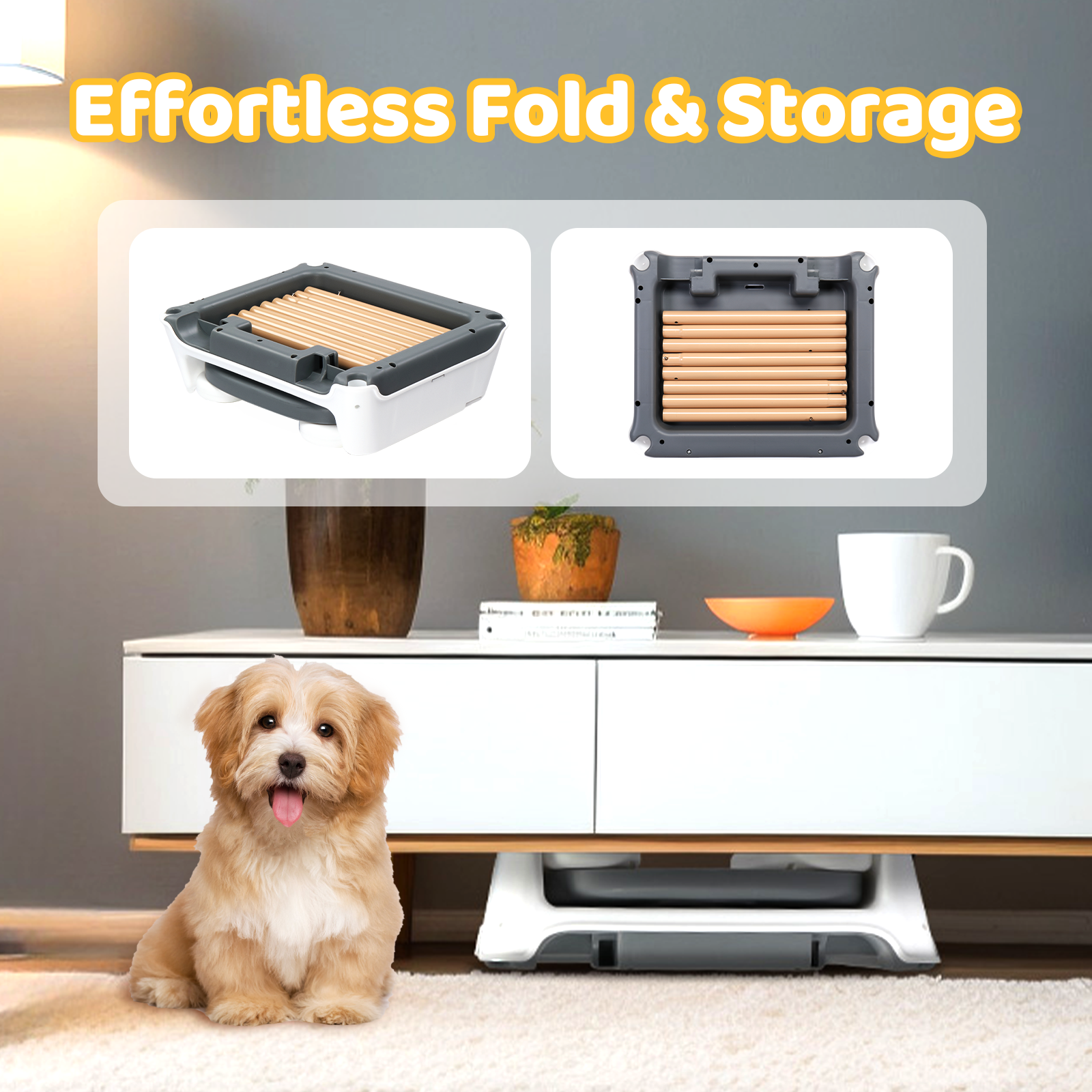 JOYMOR Foldable 5-in-1 High Chair - Convertible for Babies to Toddlers