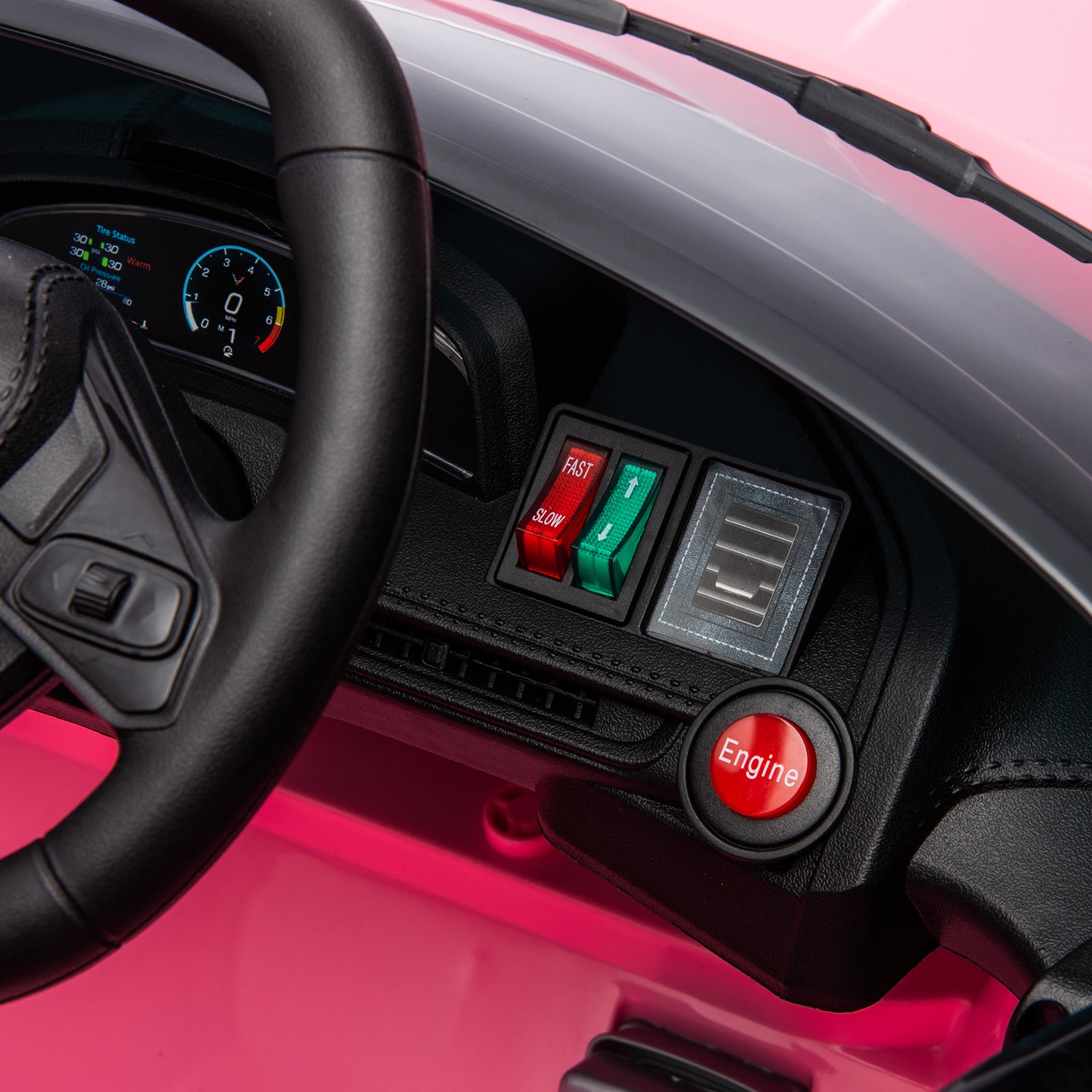 JOYMOR 12V Kids Electric Cars 3 Speed Ride on Car w/Remote Control