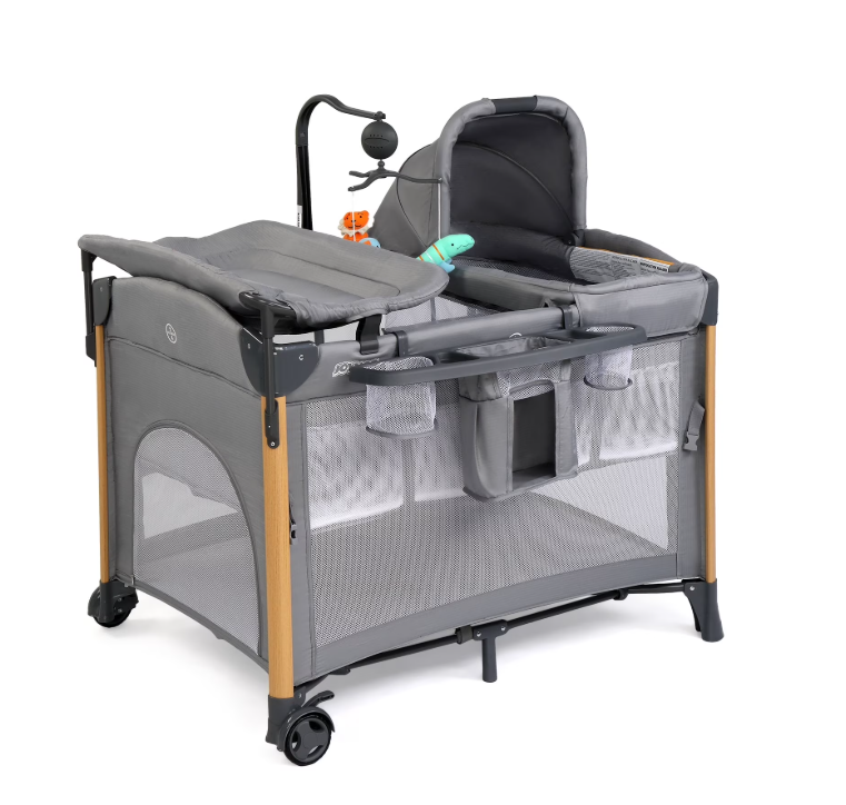 JOYMOR All in One Nursery Center, Bassinet with Changing Table