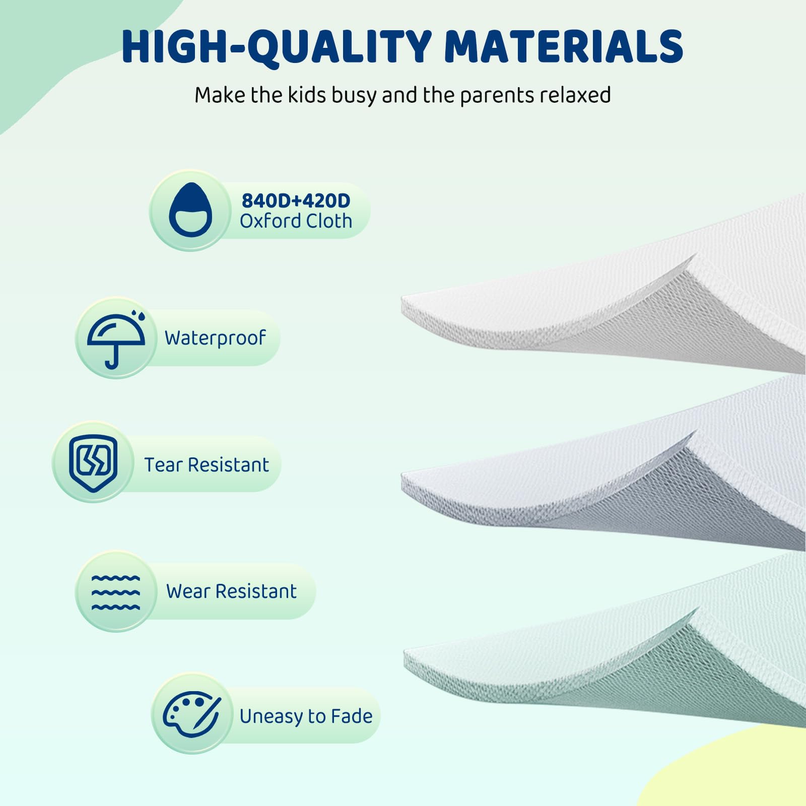 JOYMOR Inflatable Bounce Slide Castle House with Blower – Indoor & Outdoor Playhouse