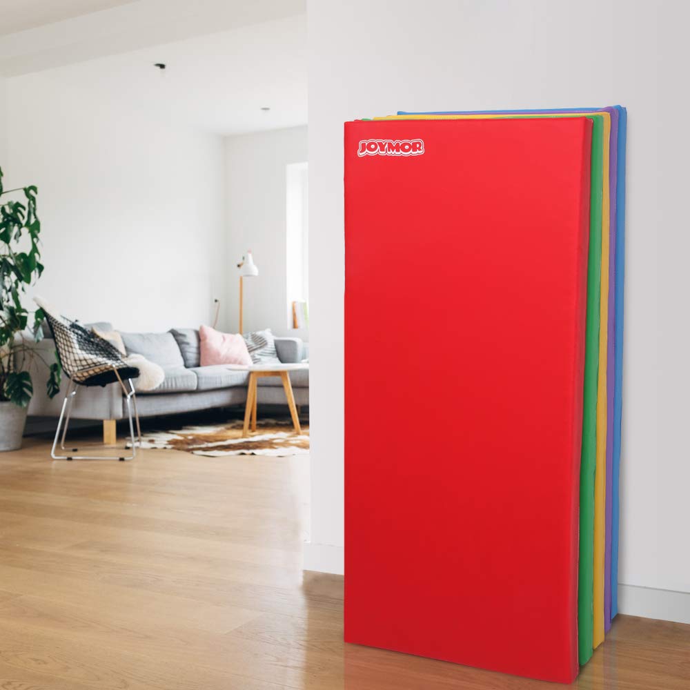 JOYMOR 2" Thick Rest Mat with Name Tag Holder Portable Nap Mat