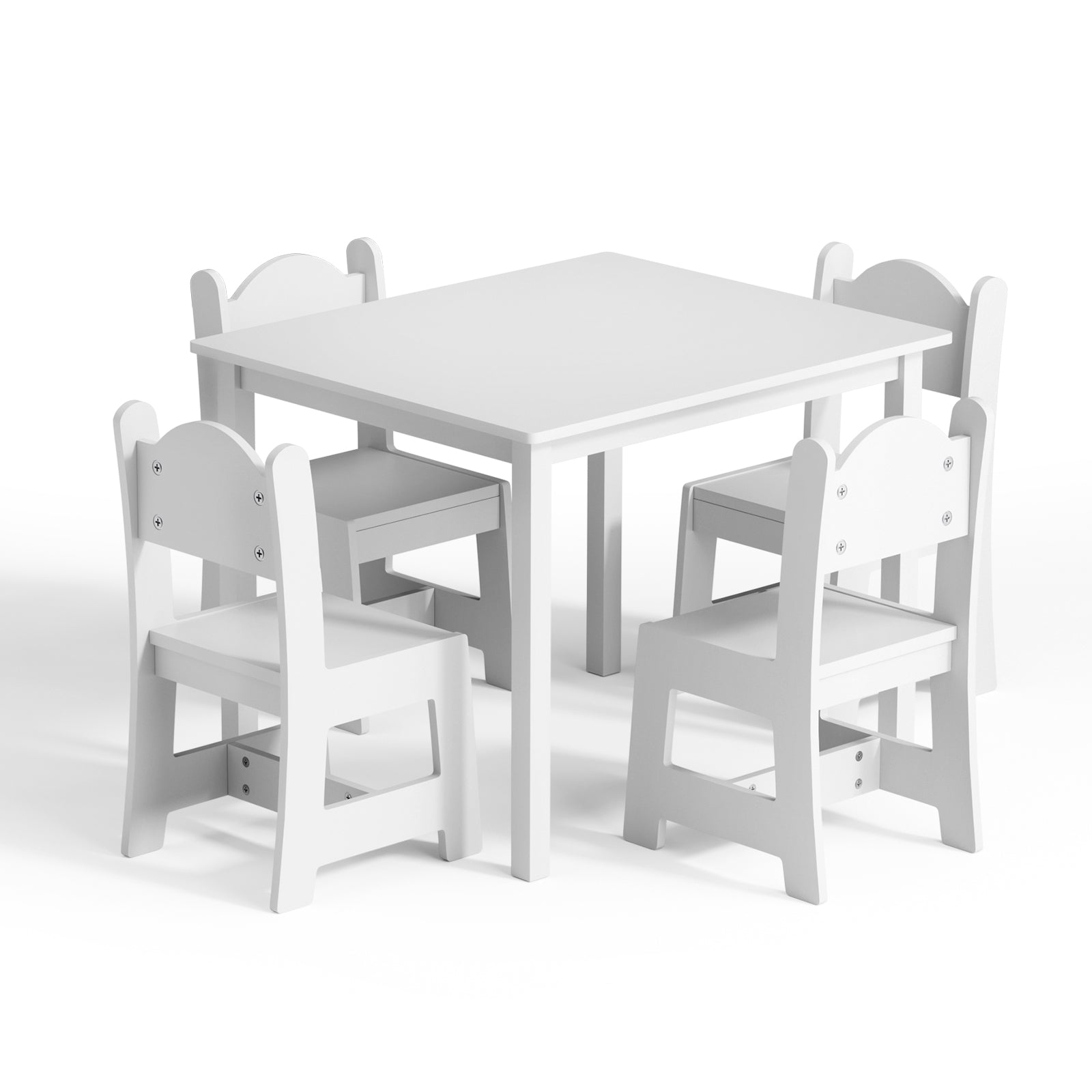 JOYMOR Toddler Table and Chair Set Kids Table and 4 Chairs