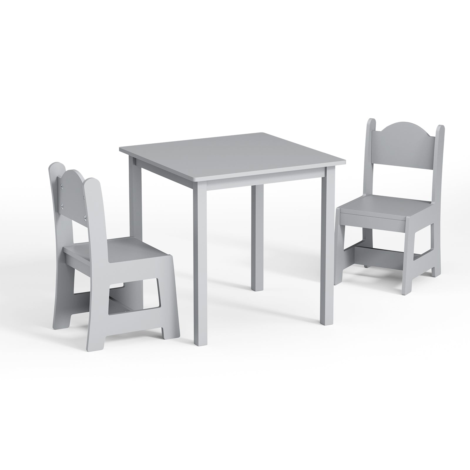 JOYMOR Toddler Table and Chair Set Wooden Activity Table