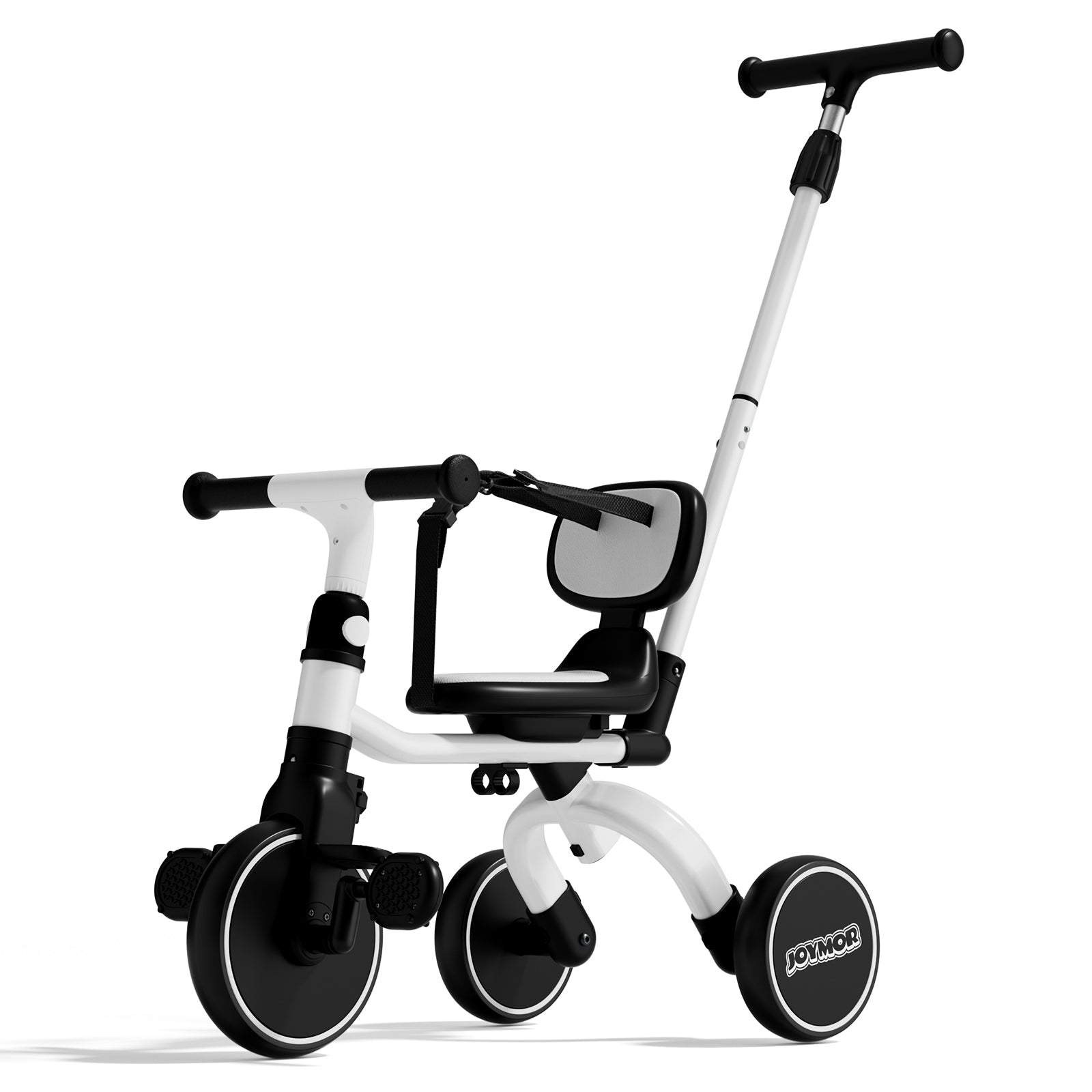 JOYMOR 5 in 1 Tricycle for Toddlers Baby Tricycle with Adjustable Push Handle
