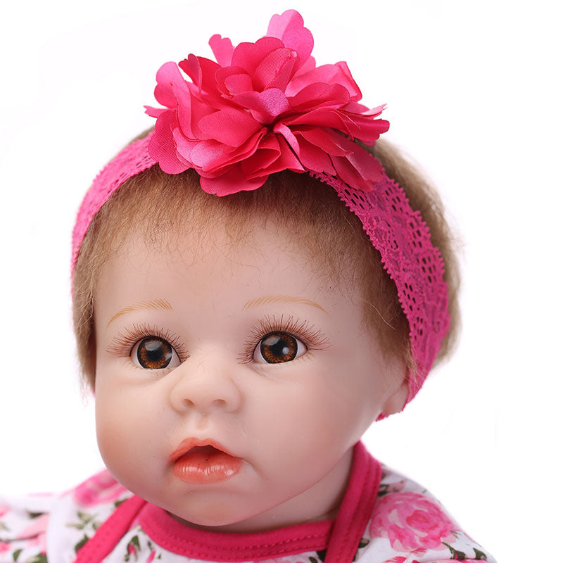 JOYMOR 22in Newborn Lifelike Silicone Vinyl Reborn Gift Baby Doll