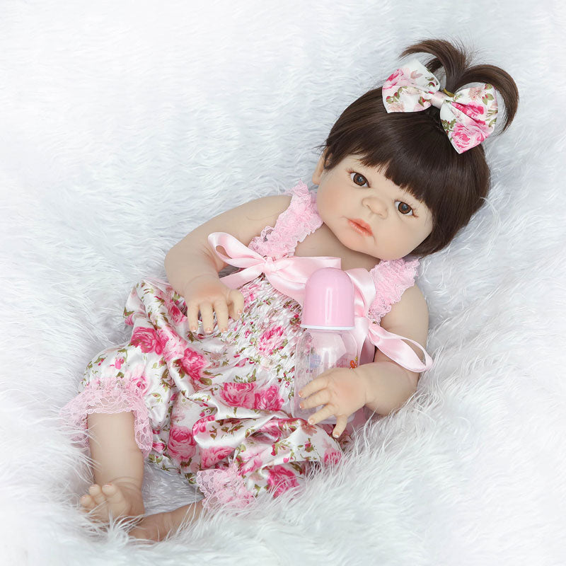 JOYMOR 22in Newborn Lifelike Silicone Vinyl Reborn Gift Baby Doll Hand –  Joymor