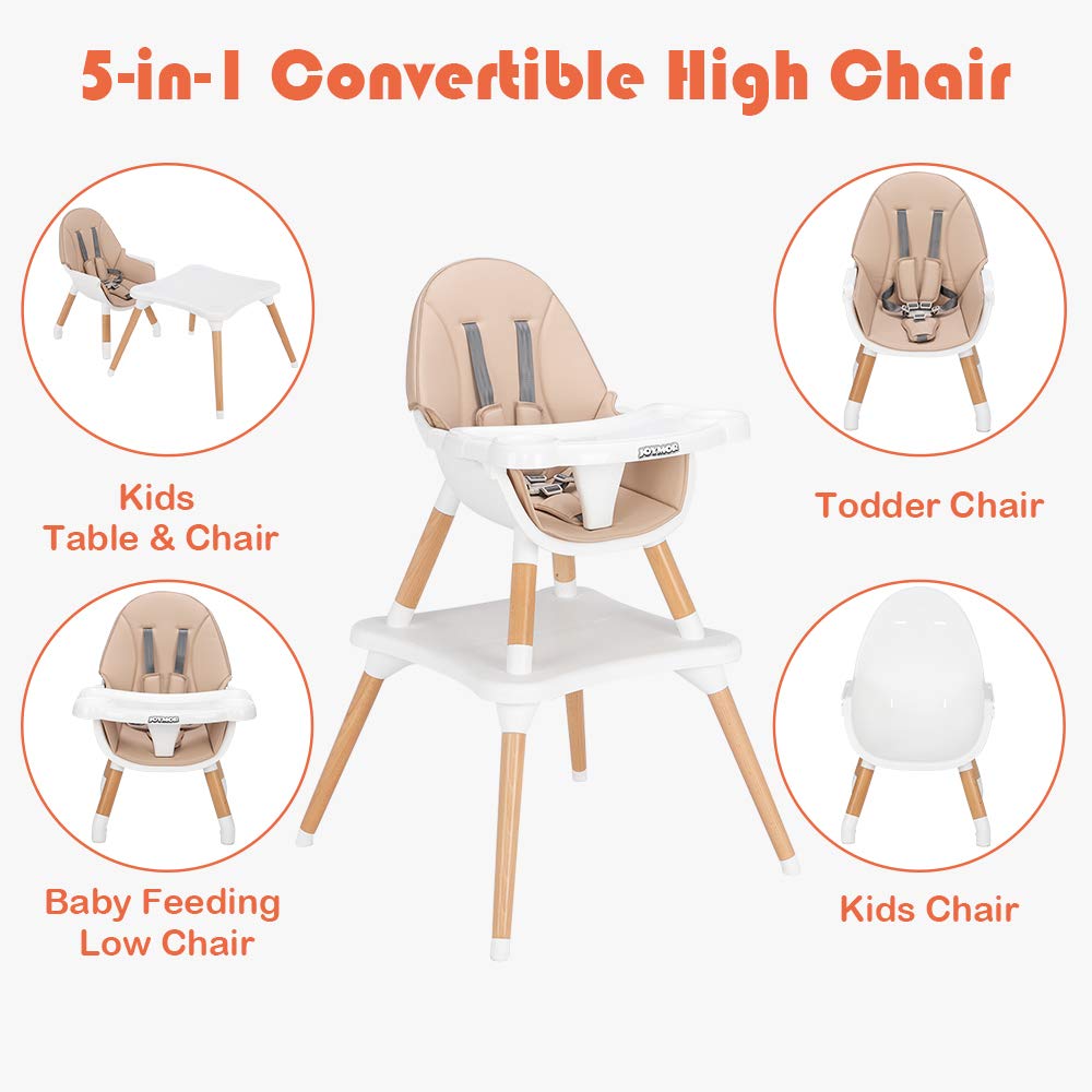 Baby Joy Baby High Chair Months Springtek Joy Solid Wood High