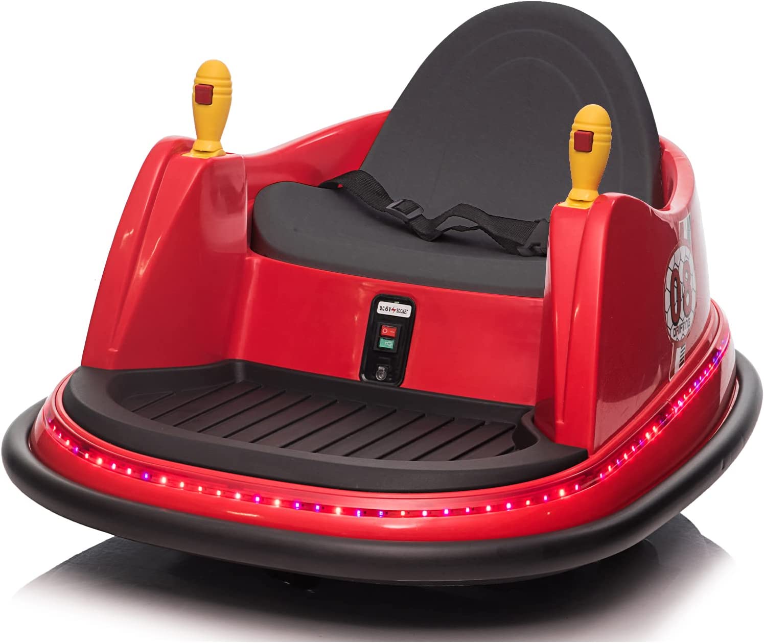 JOYMOR 6V Kids Electric Ride On Bumper Car w/Remote Control