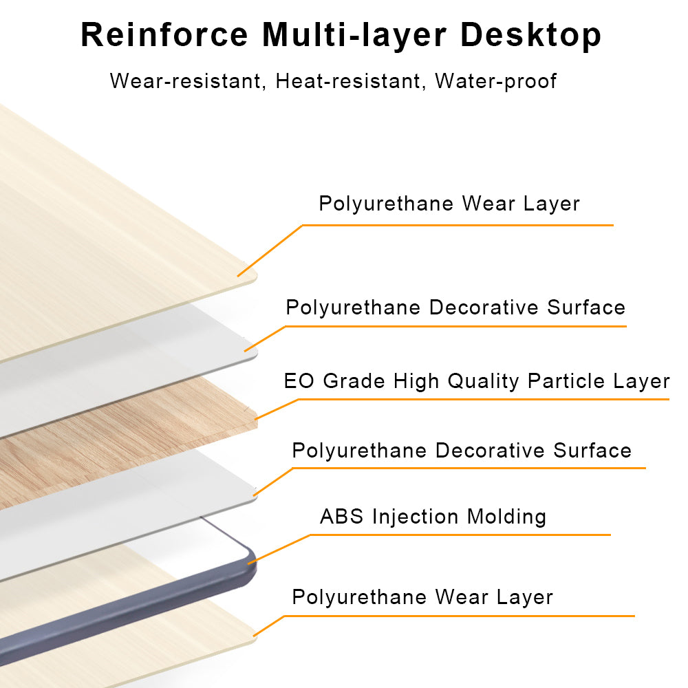 JOYMOR Adjustable Student Desk and Chair Combo With Drawer, Pencil Grooves and Hanging Hooks